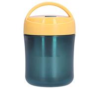 Lylithuif Pot alimentaire isolé en acier inoxydable, récipient à déjeuner isotherme de 500 ml, garde au chaud, soupe froide, bouteille d'eau de café pour le bureau, l'école, le pique-nique (Jaune)