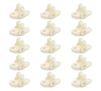 Lylithuif Poulie de serres en Plastique Blanc, Roue de poulie de Ventilateur Durable pour l', Les fermes d'élevage, Les serres, Installation Facile, Robuste, résistant à la Corrosion, Clip