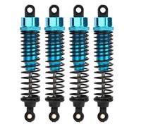 Lylithuif RC Shock Damper 4 pièces 1/10 Kit de Mise à Niveau d'amortisseur en métal sur chenilles système d'amortissement Haute Performance pour Voitures TRX4 SCX10 D90 RC Bleu 90mm 100mm