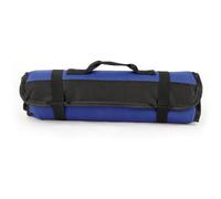 Lylithuif Sac à Outils de Chef en Tissu Oxford, Portable et Durable, étui à Outils pour fourchettes, Pochette avec poignée pour Voyage culinaire, Cuisine, Camping (Blue)
