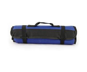 Lylithuif Sac à Outils de Chef en Tissu Oxford, Portable et Durable, étui à Outils pour fourchettes, Pochette avec poignée pour Voyage culinaire, Cuisine, Camping (Blue)