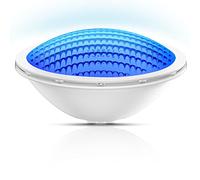LyLmLe LED Piscine PAR56,18W Projecteur Piscine LED Lampes de Piscine à LED Bleu Pur Submersible Lumière, Angle de faisceau 120°, IP68 étanche, 12V AC/DC