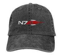 LYLQSSYS Casual Mass Effect N7 Normandie Casquette de Baseball pour Hommes Femmes en détresse Lavé Couvre-Chef Déstructuré Soft Hats Cap Cadeau