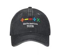 LYLQSSYS E-Ed S-Sheeran The Mathematics Tour Casquettes de Baseball Casual Distressed Denim 2024 Snapback Unisexe Outdoor Unstructured Chapeaux Cadeau