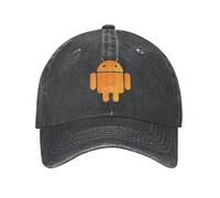 LYLQSSYS Vintage Android Logo Droid Sketch Casquettes de Baseball pour Hommes Femmes en Détresse Denim Snapback Chapeau Outdoor Workouts Chapeaux Casquette Cadeau