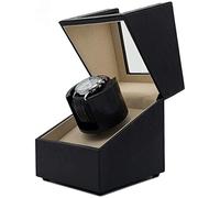 LYLXSF Boîte d'affichage de Winder de Montre Automatique Single Watch Shaker avec Un Oreiller de Montre en Cuir Souple à Moteur Super Silencieux,
