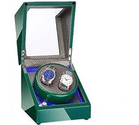 LYLXSF Double Automatic Watch Box Box Double Puissance Alimentaire Calme Motor Green Piano Paint extérieur pour l'homme Femmes Regarde Les Accessoires, Gris,