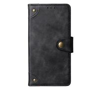 LYLXSF Étui à Retourner pour Samsung Galaxy S24 Ultra, Premium Business Smooth Feel Stand Solt Wallet Phone Mobile Phone Boîte avec Fente de Carte (Couleur: Noir, Taille: -)