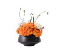 LYLXSF Flombes Fausses extérieures Orange Artificiel Fleur thé Room de Table de Table décoration Table de Fleur Fleur Fleur de Plante en Pot Artificielle Ornements en Plein air Fleurs artificielles