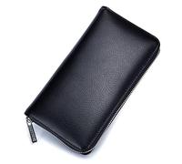 LYLXSF Mesdames Long Coin Purse Smedies Passport Credit Carte Portefeuille Portefeuille Portefeuille Hôppe (Noir)