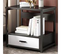 LYLXSF Nightstand Nordic Rangement Table d'appoint Table d'appoint Retro Bedroom Night Stand avec tiroir et étagère OP pour Les Petits espaces Salle Chambre de lit House House Home Bureau, E-40 * 34