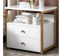LYLXSF Nightstand Nordic Rangement Table d'appoint Table d'appoint Retro Bedroom Night Stand avec tiroir et étagère OP pour Les Petits espaces Salle Chambre de lit House House Home Bureau, E-40 * 34