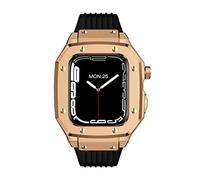 LYLXSF Sangle de boîtier de montre en alliage pour Series 8 7 6 5 4 SE 45mm 42 mm 44 mm Modification de trame en métal Business STRAP STRAPE DE MONTRATION DE STYLE CASS