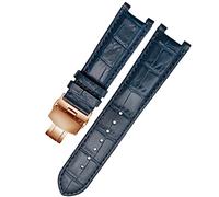 LYLXSF Véritable bande de montre en cuir pour GC 22 * 1M 20 * 11 mm Brotte entaillée avec boucle et femmes de boucle sans acier sans acier