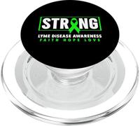 Lyme Disease Strong - Ruban Vert Sensibilisation à la maladie de Lyme PopSockets PopGrip pour MagSafe