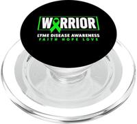 Lyme Disease Warrior - Ruban Vert Sensibilisation à la maladie de Lyme PopSockets PopGrip pour MagSafe