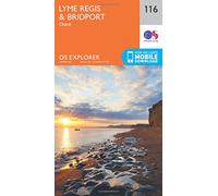 Lyme Regis & Bridport Map | Chard | Ordnance Survey | OS Explorer Map 116 | England | Walks | Hiking | Maps | Adventure