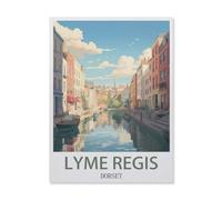 Lyme Regis Dorset，Adultes Puzzle Impossible De 1000 Pièces Décompression Jeu De Cadeaux Éducatifs pour Adultes（75x50cm）-G97