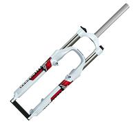 LYMFCFC Fourche À Suspension VTT 26 Pouces Fourche Mécanique en Alliage D'aluminium Tube Droit Commande D'épaule Fourche De Vélo De Montagne Disque/V Frein QR 9Mm Voyage 100Mm 1-1/8" B,26in