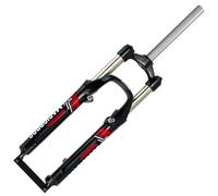 LYMFCFC Fourche À Suspension VTT 26 Pouces Fourche Mécanique en Alliage D'aluminium Tube Droit Commande D'épaule Fourche De Vélo De Montagne Disque/V Frein QR 9Mm Voyage 100Mm 1-1/8" E,26in