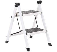 LYMGRZ Drabiny składane, Outdoor Home Dual-Purpose Step Stool,Foldable 2 Ladder, Two, Non-Slip Tread, Safety Stee(I)