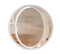 LYMGRZ Fenêtre Ronde en Verre trempé, Rotation à 360°, axe Central, fenêtre Mobile, Ventilation, éclairage, Toit de Grenier, sous-Sol, avec poignée de Verrouillage (60 cm/23,62 po)