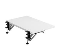 LYMGRZ Rallonge de Bureau TapferBahn, Plateau d'extension Ergonomique, étagère d'extension de Bureau à Fixer sur Table, Plateau de Clavier Pliable, rallonge de Bureau à Pince sans Perforation, Ergo