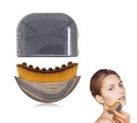 Lymphatic Contour Brosse pour le visage Brosse sèche ultra douce Appareil de massage du visage Drainage lymphatique Brosse portable pour le contour de la mâchoire