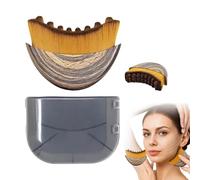 Lymphatic Contour Face Brush, Contour Faces Brush for Lymphatic Drainage, Dry Brushing Face Massager for Fac-e, Chin & Jawline Sculpting, Ergonomically Designed to Fit, Portable Beauty Tool (1pcs)