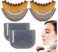 Lymphatic Contour Face Brush, Dry Brushing Face Brush, Lymphatic Drainage Massager for Face, Chin & Jawline Sculpting, Ergonomically Designed to Fit The Skin Precisely (2 Pcs)