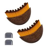 Lymphatic Contour Face Brush,Lymphatic Drainage Massage Brush,Contour Brushs for Face, Chin And Jawline,Suitable for Sensitive Skin, Eliminate Swelling,Promotes Absorption Blood Circulation (2PCS)