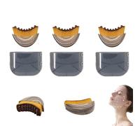 Lymphatic Contour Face Brush - Lymphatic Drainage Massage Brush for Chin and Jawline, Promotes Blood Circulation,Ergonomically designed to enhance natural contours for a relaxing fit (3pcs)
