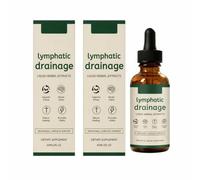 Lymphatic Drainage Drops, Powerful Lymphatic Drainer, Natural Support, 60ml | 100% Natural, Highly Dosed, Vegan, Lymphatic System Support, Natural Herbal Mixes, Fast and Effective for Women and Men, 60ml