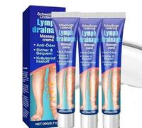 Lymphatic Drainage Massage Cream, Leg Edema Cream, Swell Care Lymphatic Massage Cream,Edema Relief for Legs and Feet (3)