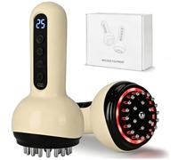Lymphatic Drainage Massager & Anti Cellulite Massage Tool, Body Sculpting Machine & Fascia for Cellulite with Microcurrent, Light, Heat & Vibration for Legs, Arms, Belly, Thighs, Back