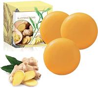 Lymphatic Organic Ginger Soap 2023 New Natural Organic Ginger Soap Ginger Essence Body Toning Soap Moisturizing and Whitening Soap for Woman & Man