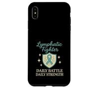 Lymphœdème Guerrier Sensibilisation lymphatique Lutte contre les maladies chroniques Coque pour iPhone XS Max