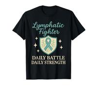 Lymphœdème Guerrier Sensibilisation lymphatique Lutte contre les maladies chroniques T-Shirt