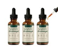 Lymphoria Gouttes Bien-Être Drainage Lymphatique 59 ml - Echinacée, Bardane, Pissenlit et Gingembre - Complément Liquide à Base de Plantes pour le Bien-Être Quotidien (3 PCS)