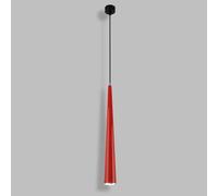 LYMSXAZOU Applique Murale 5W, Suspension Conique LED, plafonnier Tubulaire Long, Cylindre en Aluminium, Lustre Moderne pour Maison, Restaurant, Salon (6000K Rouge), étoile de