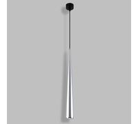 LYMSXAZOU Applique Murale 5W, Suspension Conique LED, plafonnier Tubulaire Long, Cylindre en Aluminium, Lustre Moderne pour Maison, Restaurant, Salon (3000K Argent), étoile de