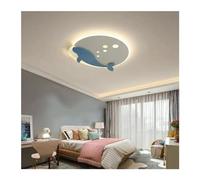 LYMSXAZOU Lampe de Chevet Ronde Bleue Moderne, Suspension pour la décoration intérieure