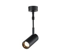 LYMSXAZOU Lampe Moderne dimmable nt 15W Spot COB réglable 3 Couleurs de lumière Plafonnier Suspendu pour Chambre, Couloir, Showroom Hauteur Max. 200 cm Noir