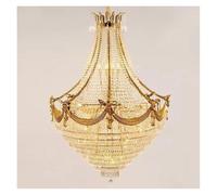 LYMSXAZOU Lustre élégant en Cristal de Style Empire français, idéal pour Le Hall d'entrée d'une Villa ou la décoration d'un Mariage. Son Design Intemporel Sublime l'ambiance.