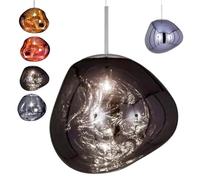 LYMSXAZOU Suspension Lava, globe en verre irrégulier moderne à LED avec câble de suspension réglable de 150 cm, plafonnier pour la décoration de la maison ou d'un café, diamètre 20 cm.