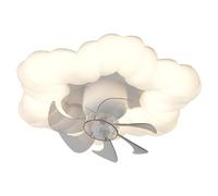 LYMSXAZOU Ventilateur de Plafond à Spectre Complet, luminaires Nuageux personnalisés pour la Chambre Principale