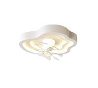 LYMSXAZOU Ventilateur de Plafond avec éclairage LED à Spectre Complet, tête Mobile, onduleur, Protection oculaire