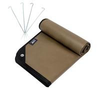 LYN Cape de la jungle : toutes saisons, robuste, couverture d'urgence, couverture de survie, marron soleil, espace réfléchissant la lumière, bloqué infrarouge thermique, isolé, pour sauvetage, camping