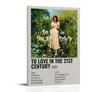 Lyn Lapid Poster imperméable pour salon, salle de bain, cuisine - Impression moderne - Facile à nettoyer - 60 x 90 cm - Style cadre