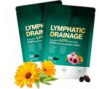 Lynae Drainant Lymphatique, Drainage Lymphatique, Support Du Système L-Ymphatique, Mélanges À Base De Plantes Naturelles, Rapides Et Efficaces, Pour Femmes Et Hommes, 60 Gélules (2pc)
